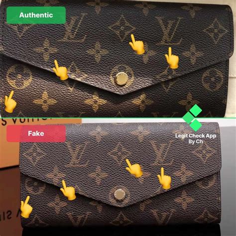 fake vs real louis vuitton wallet kim jones|authentic used louis vuitton wallet.